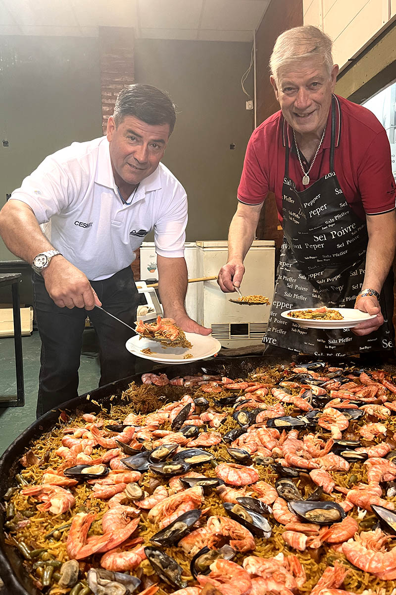 Festejo por el 41 aniversario de la Asociacin de Capitanes de Pesca