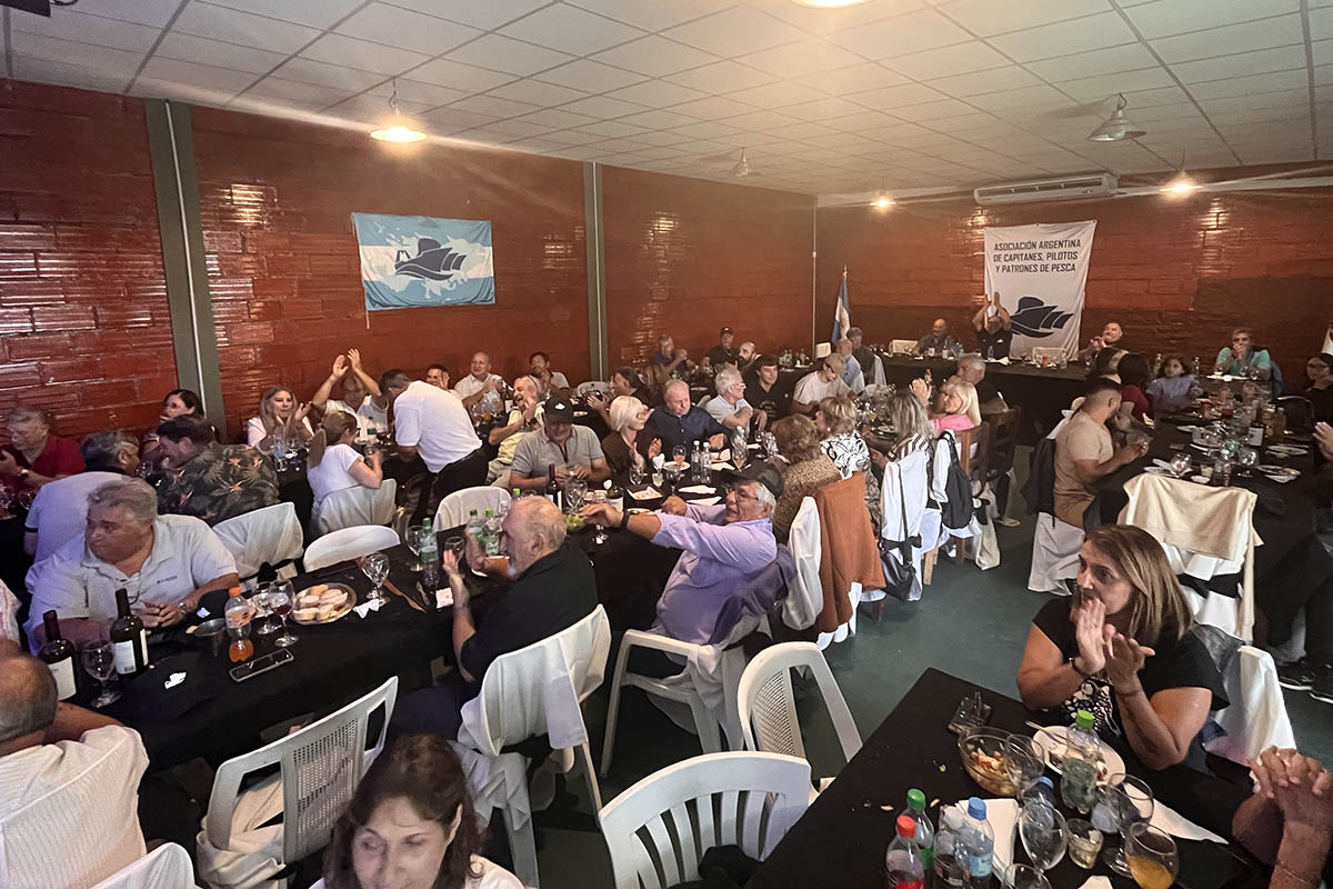 Festejo por el 41 aniversario de la Asociacin de Capitanes de Pesca